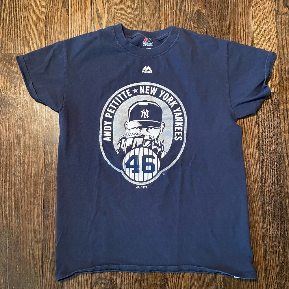 Andy Pettitte New York Yankees MLB Baseball T Shirt Small